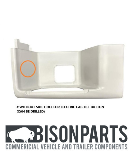 Lower step surround - step, with