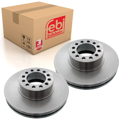 Pair front brake disc - of,