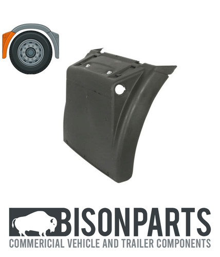 Rear axle front dropwing - front, with