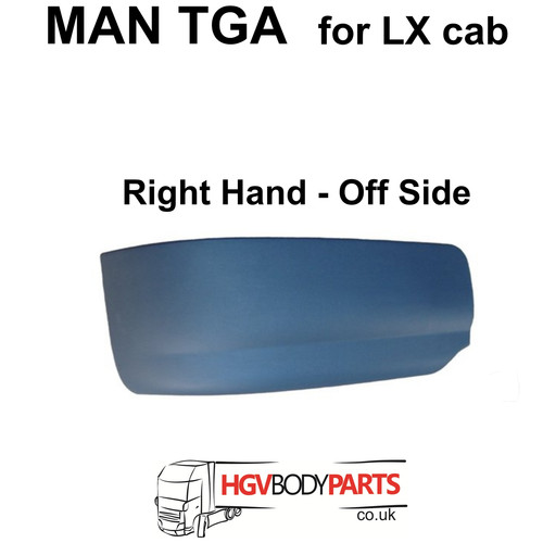 Man tga bumper corner - tga,
